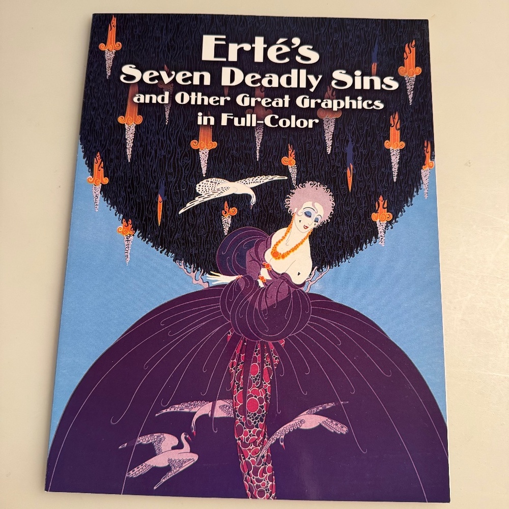 Erté’s Seven Deadly Sins Graphics Book by Dover Publications